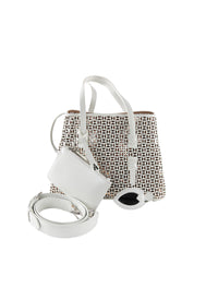 Mina bag sleeveless - White & Copper