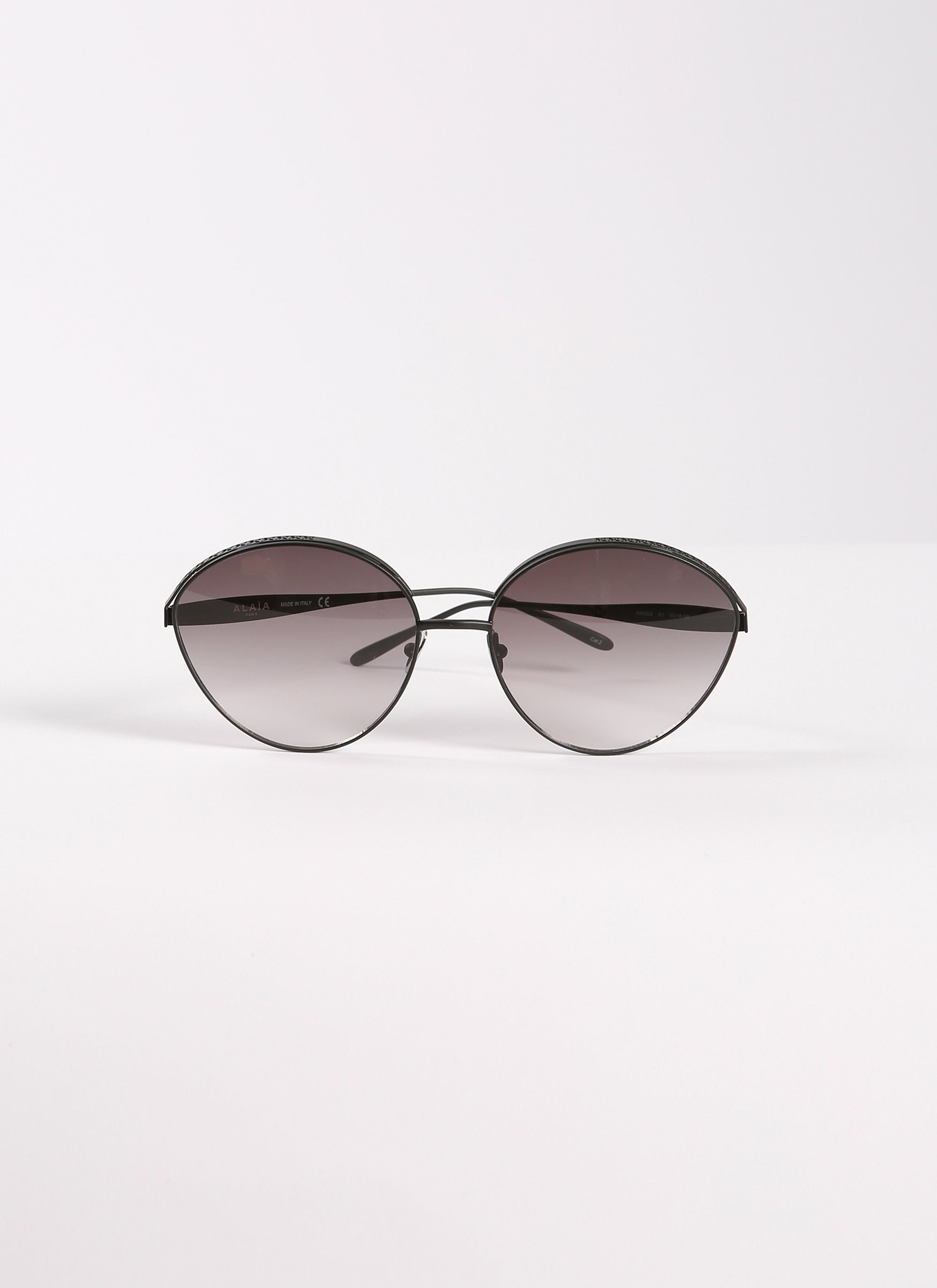 Lunettes de soleil cat eye dégradées - Gris & Noir