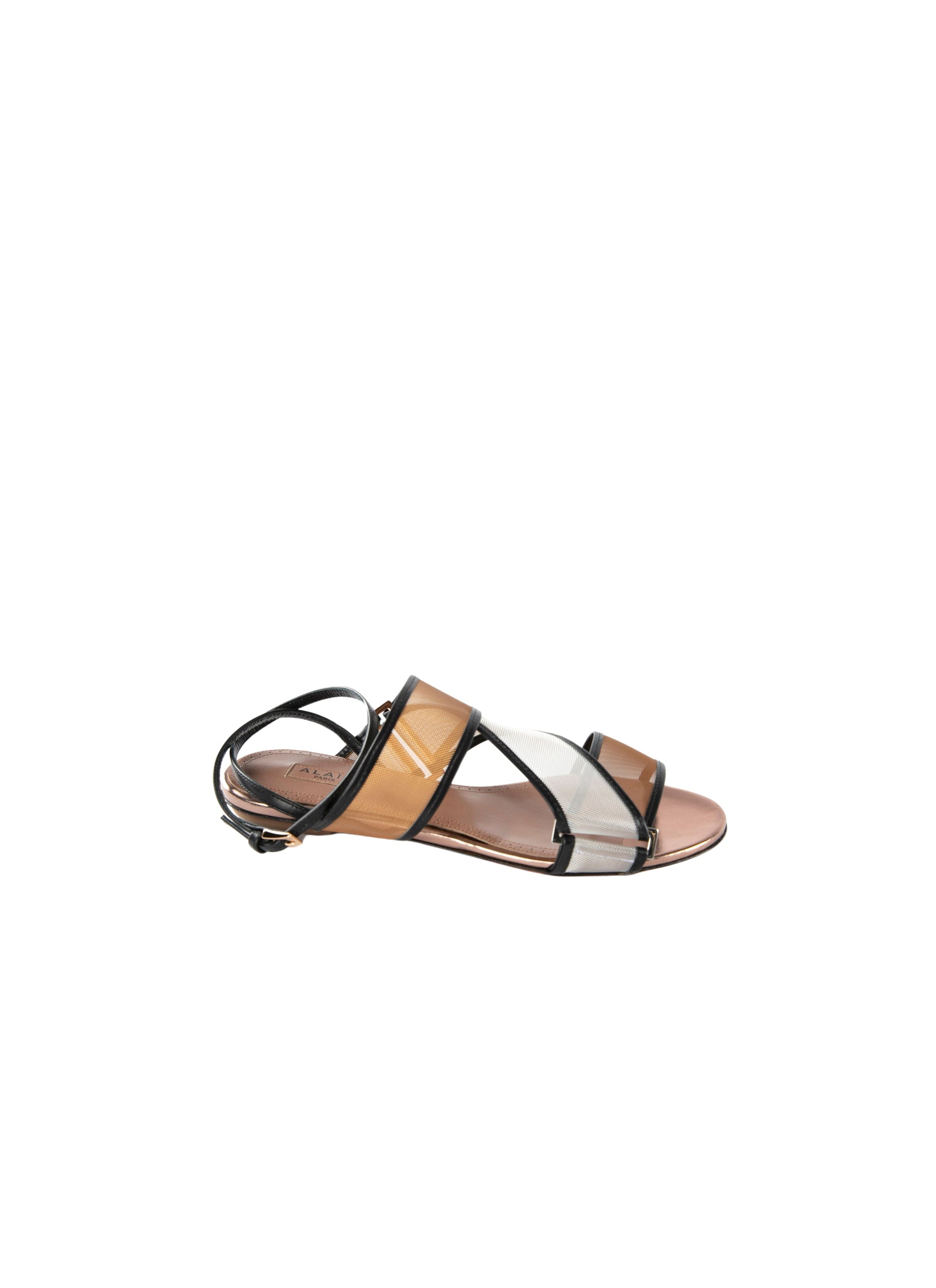 Sandals with wide transparent straps - Multico273