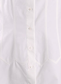 Japanese poplin shirt - White