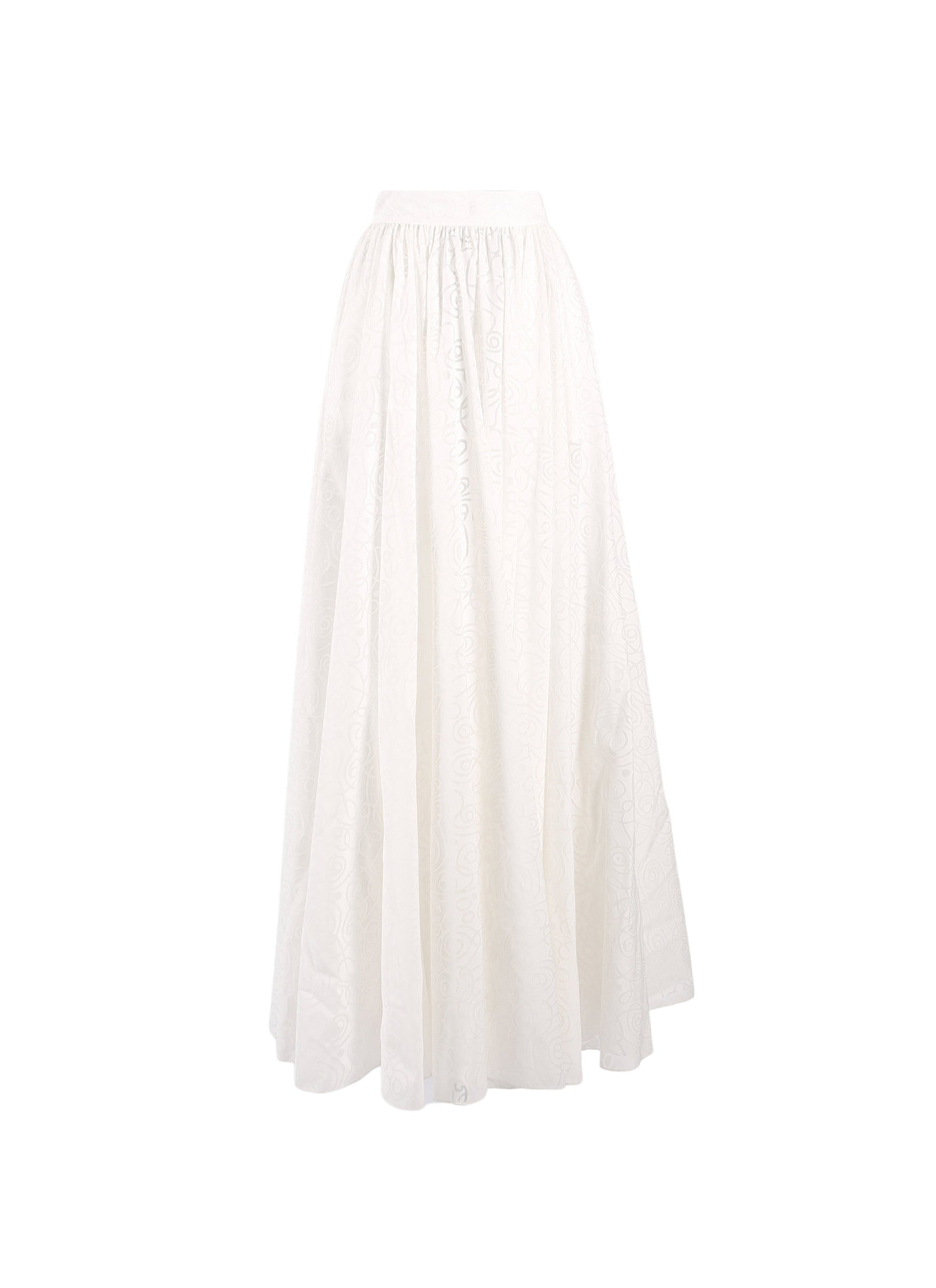 Jupe Spirale - Blanc