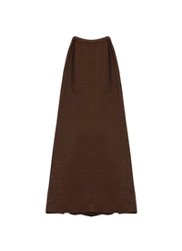 Jupe en rafia - Chocolat