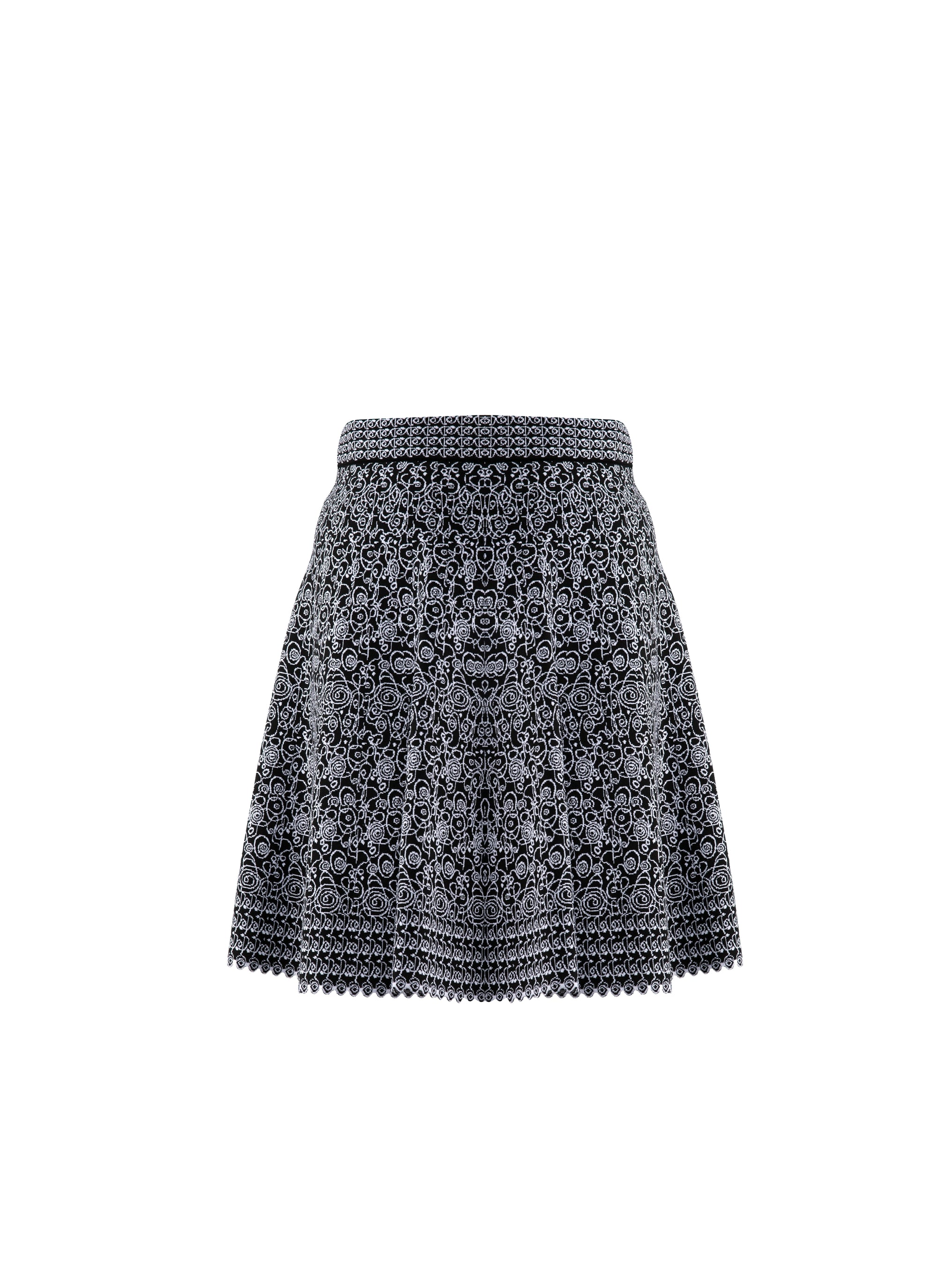 Labyrinth skirt - Black & White