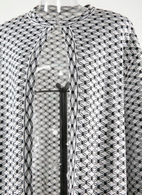 Silk coat - Black & White