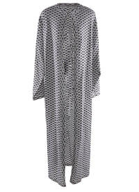 Silk coat - Black & White