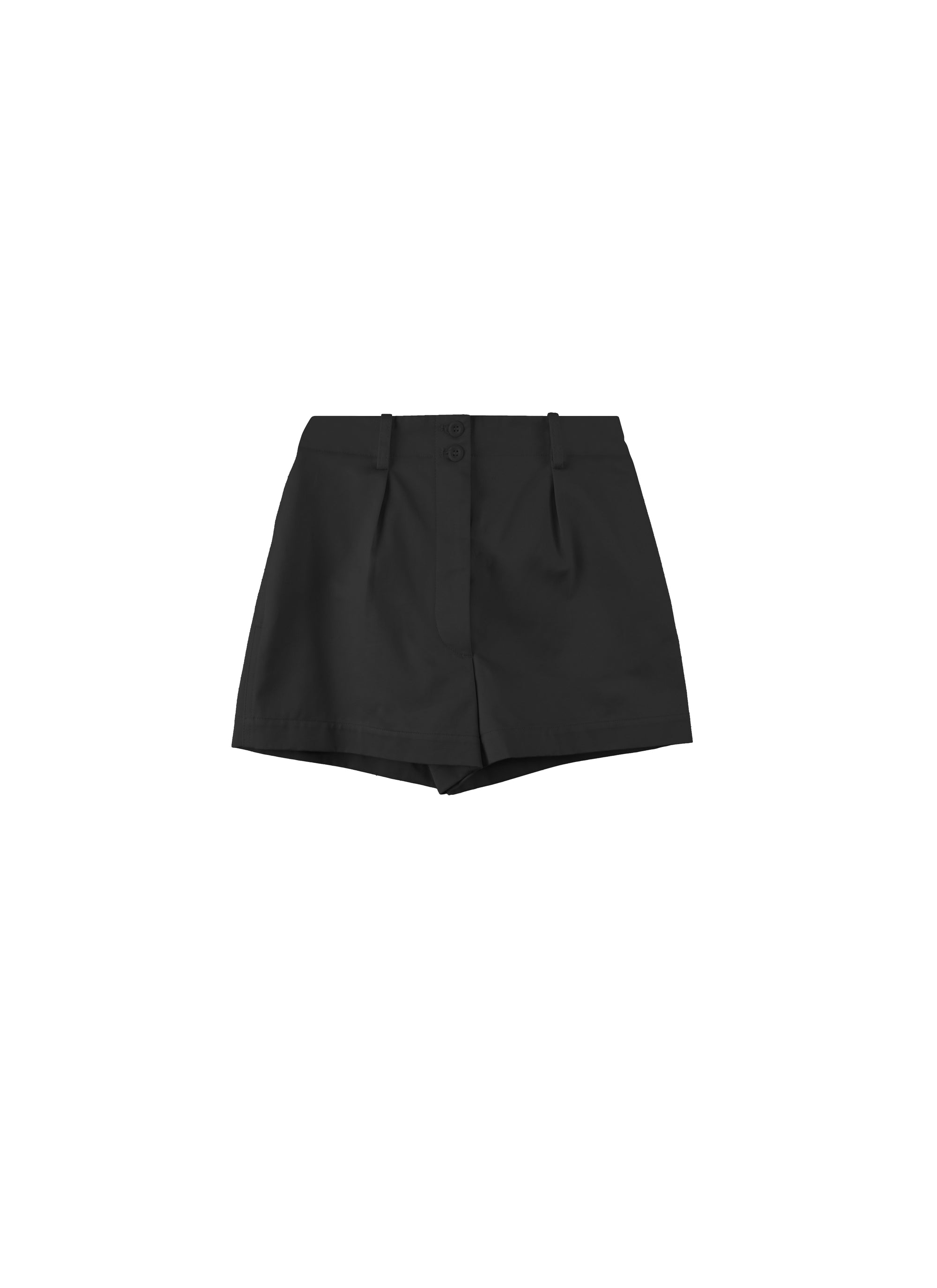 Short en gabardine - Noir