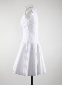 Robe Dédale sans manches - Blanc