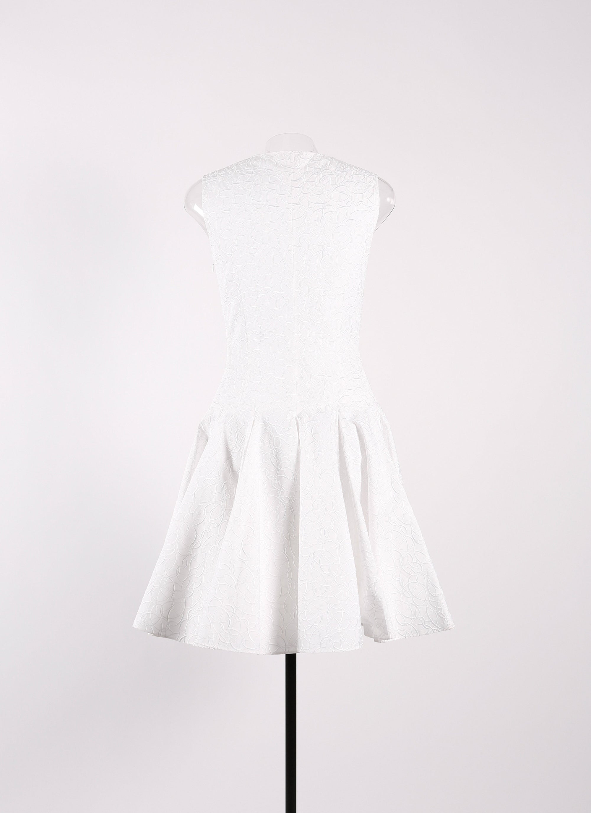Robe Dédale sans manches - Blanc