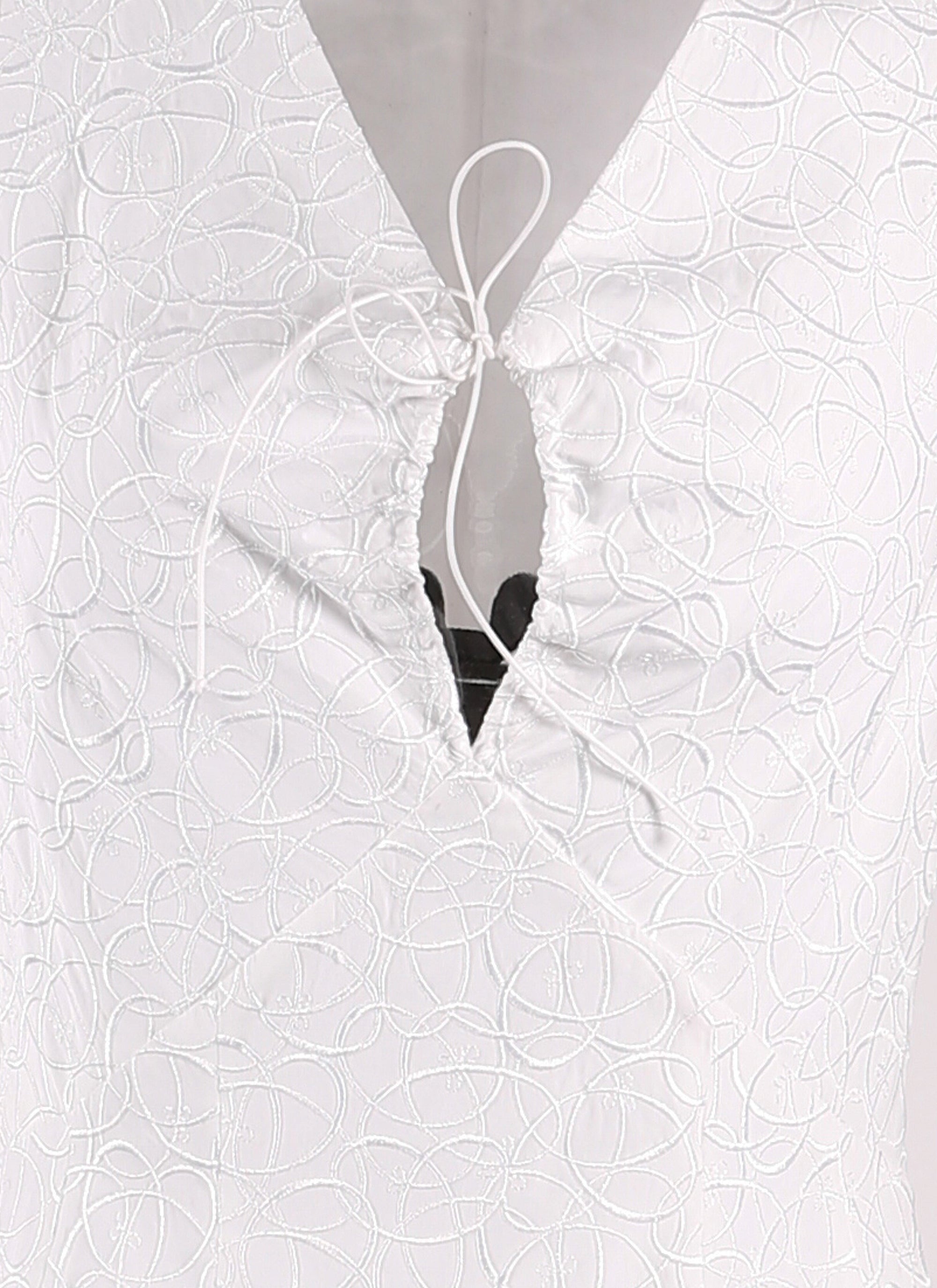 Robe Dédale sans manches - Blanc
