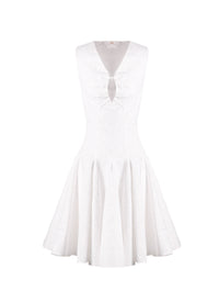 Robe Dédale sans manches - Blanc