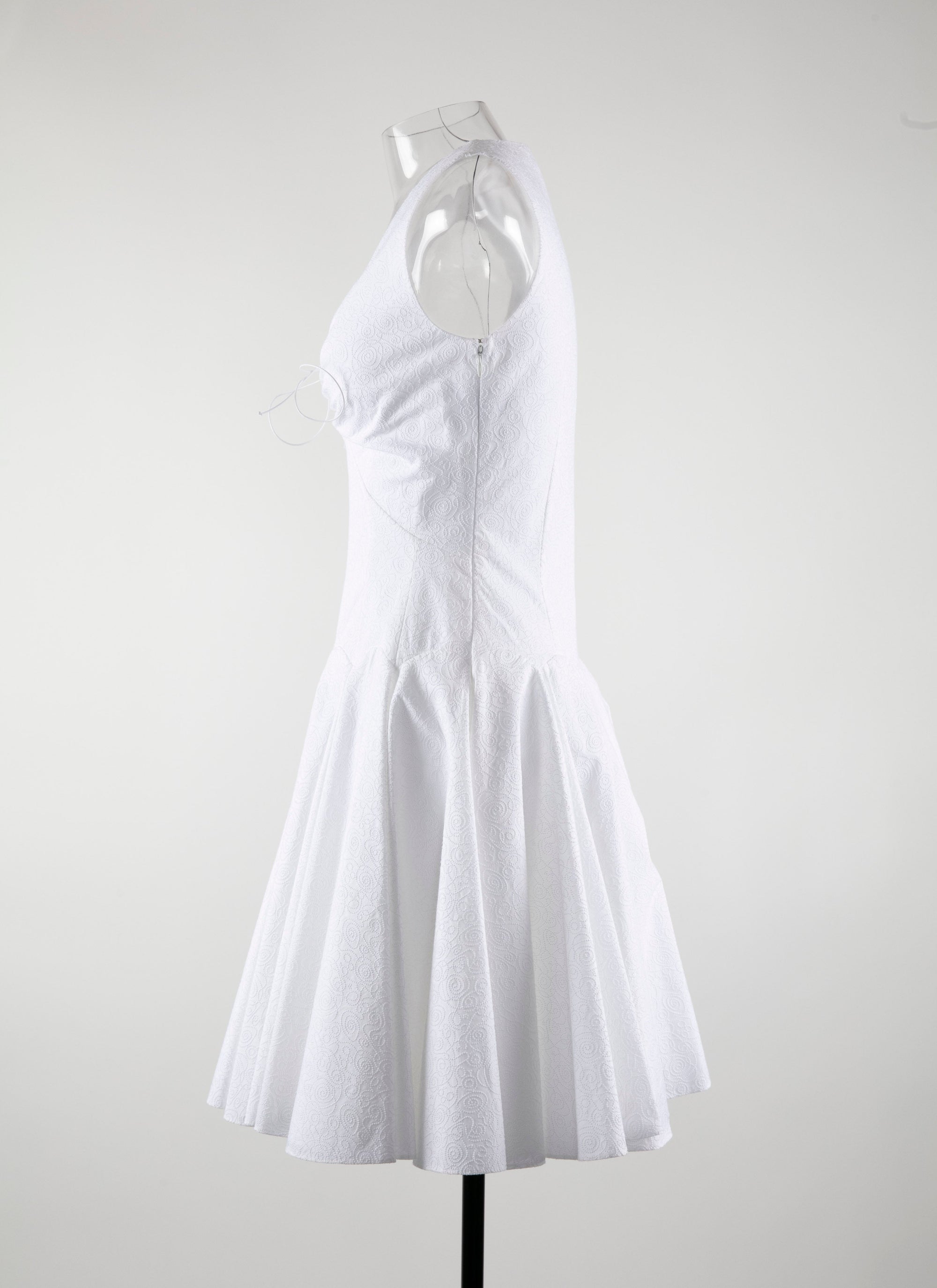 Robe Dédale sans manches - Blanc intense