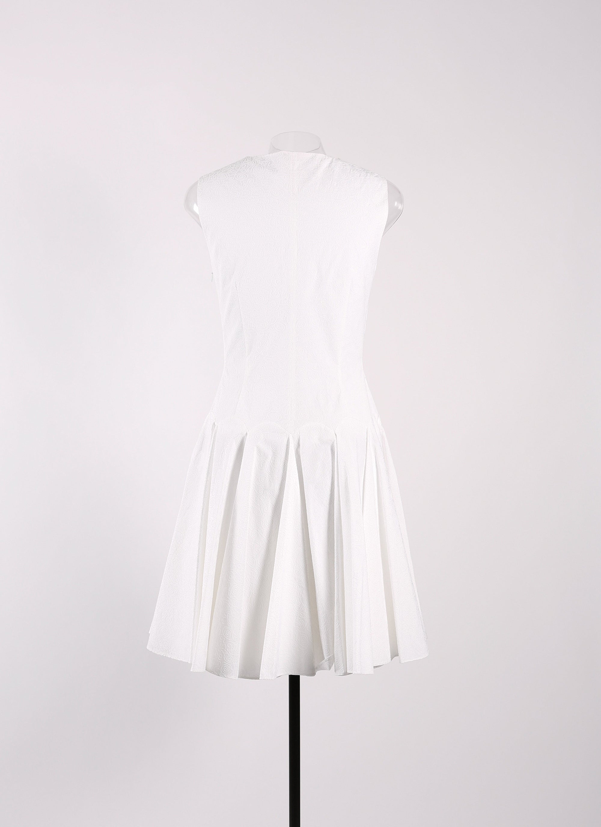 Robe Dédale sans manches - Blanc intense
