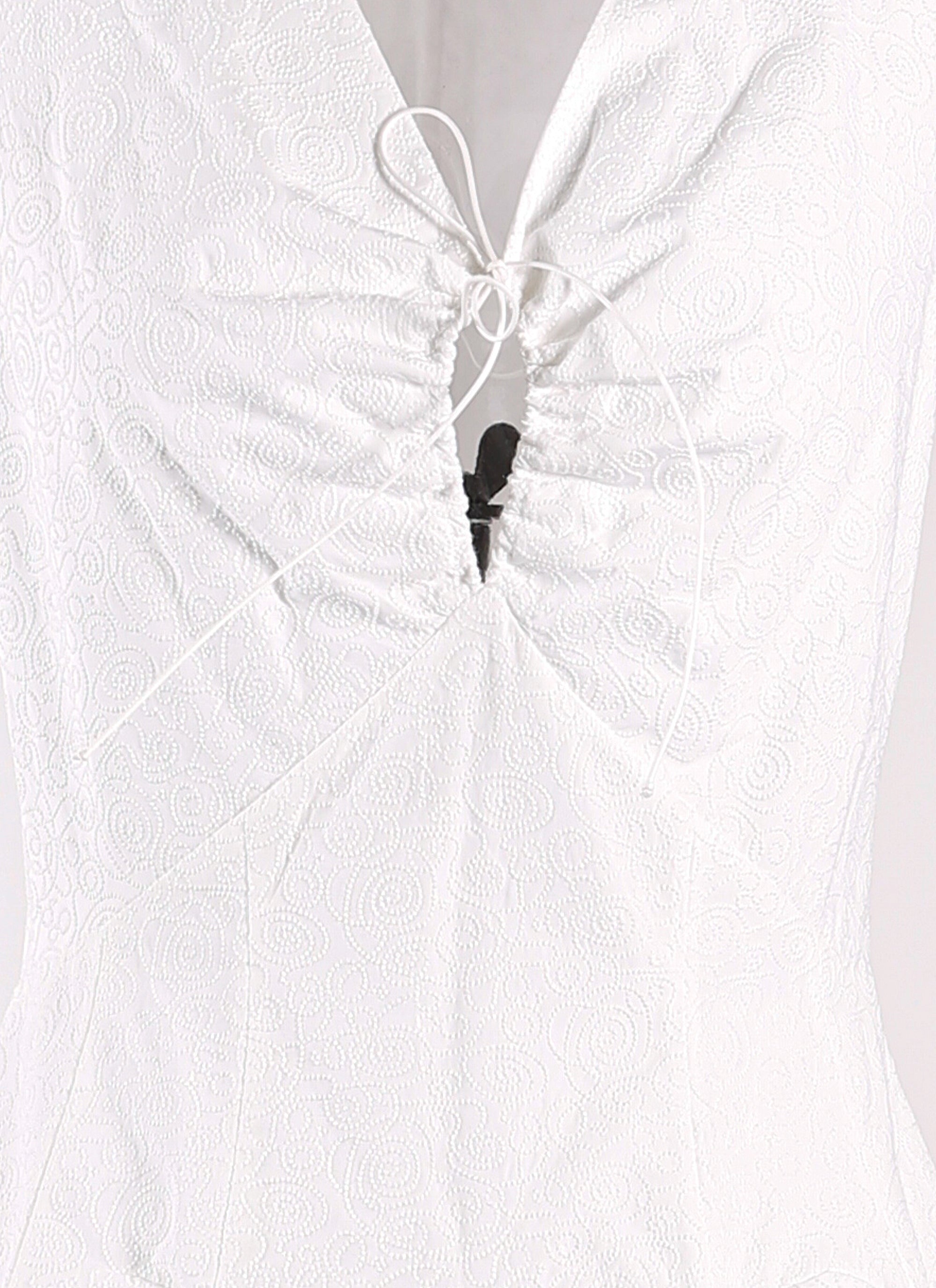 Robe Dédale sans manches - Blanc