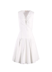 Robe Dédale sans manches - Blanc intense