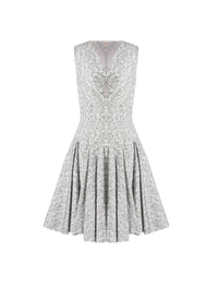Robe sans manches Labyrinth - Blanc & Vert