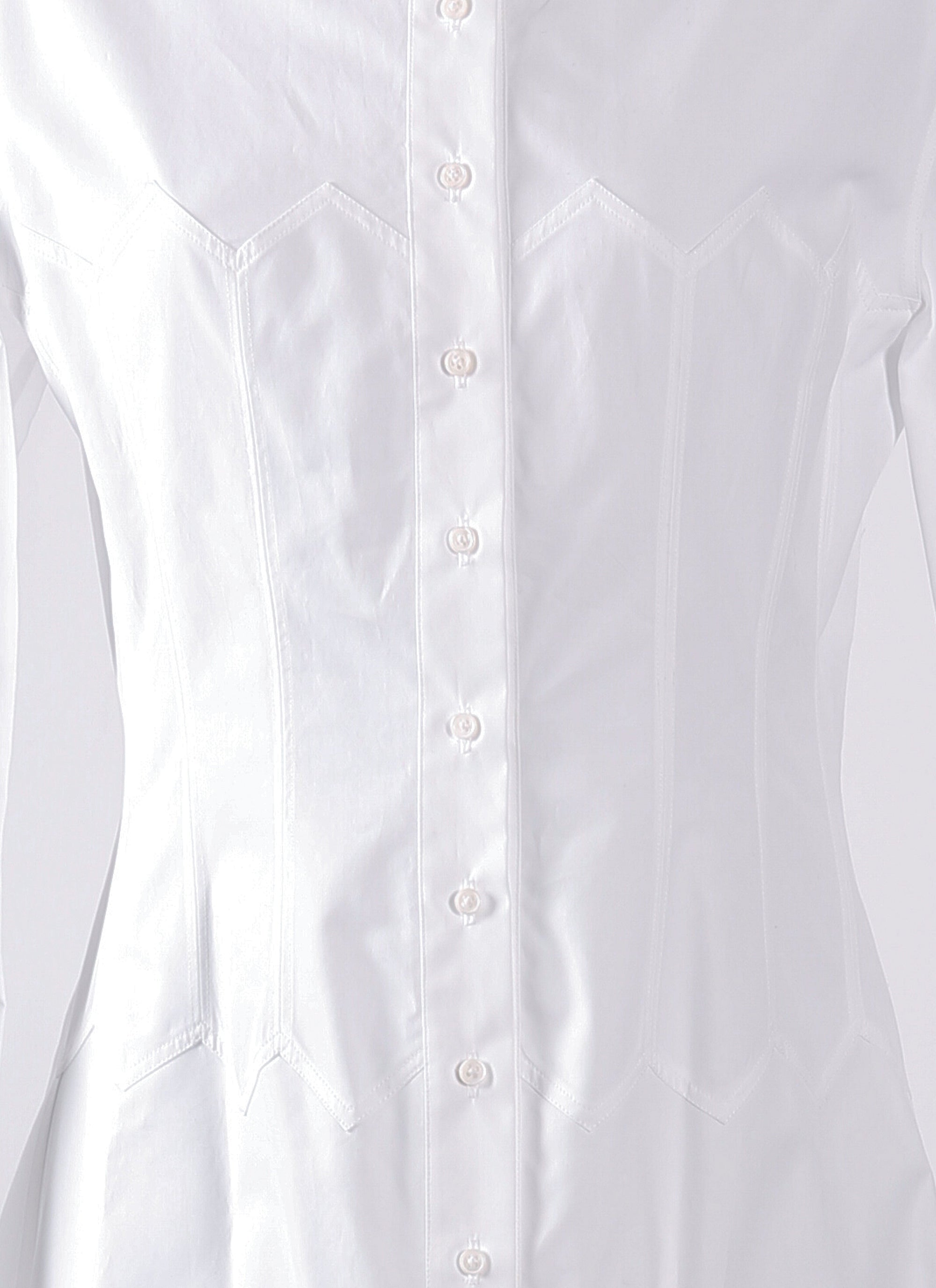 Japanese poplin dress - White