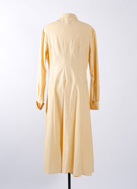 Japanese poplin dress - Dune