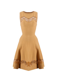 Sleeveless dress - Chamois