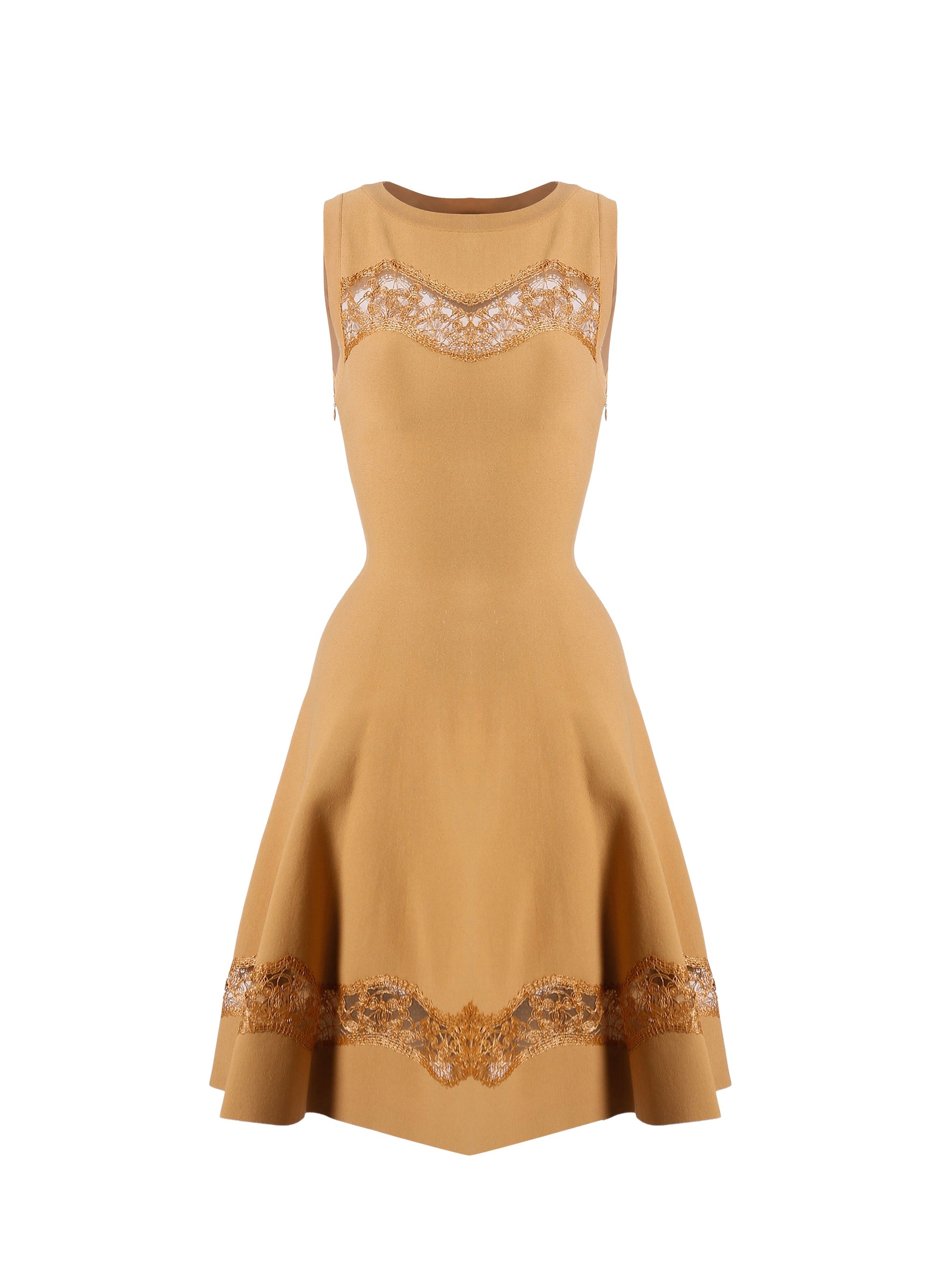 Sleeveless dress - Chamois