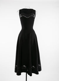 Robe sans manches - Noir intense
