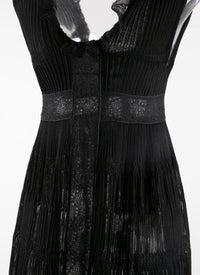 Robe sans manches en soie - Noir