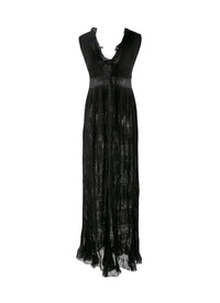 Robe sans manches en soie - Noir