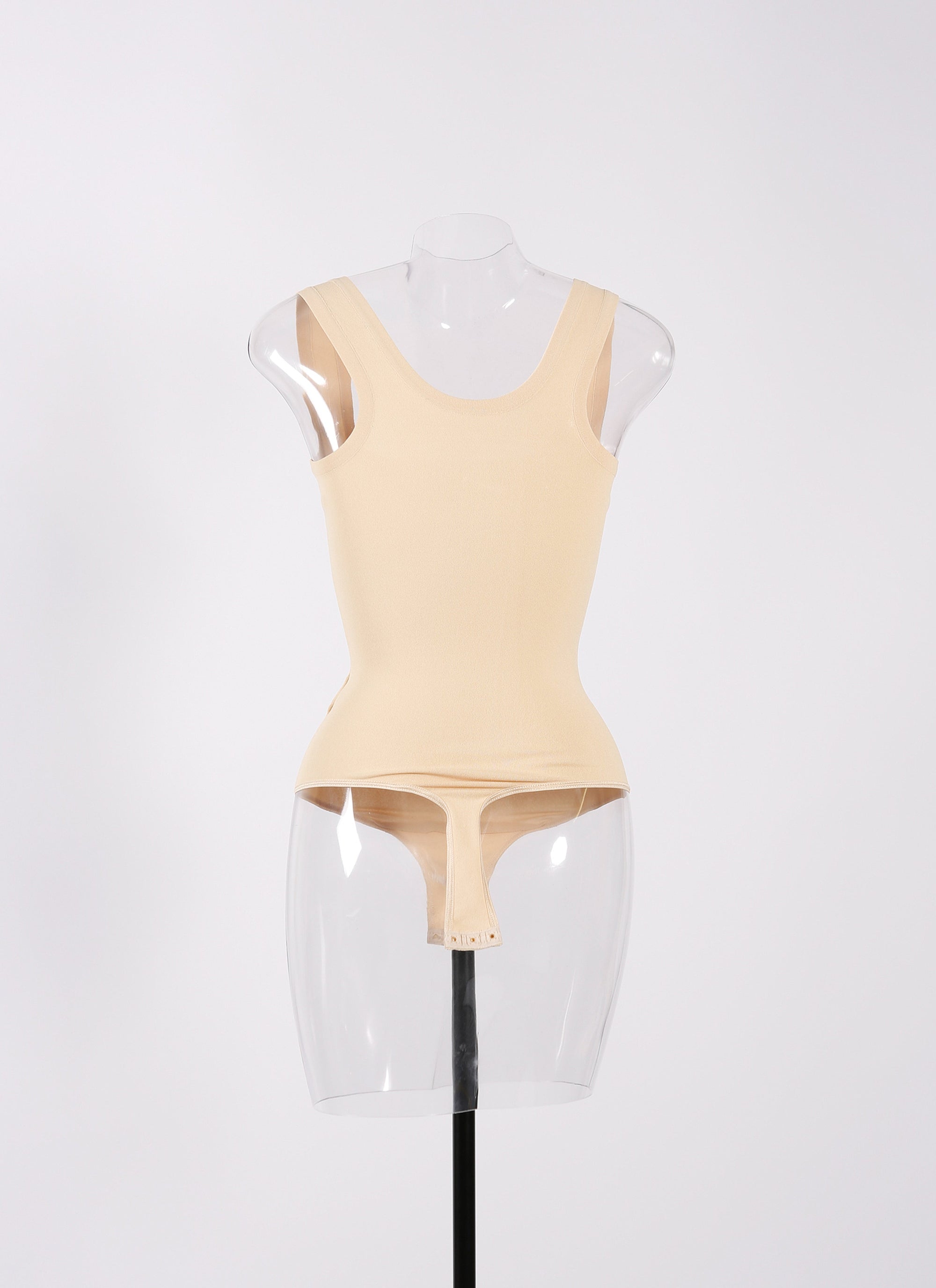 Sleeveless bodysuit - Light Beige