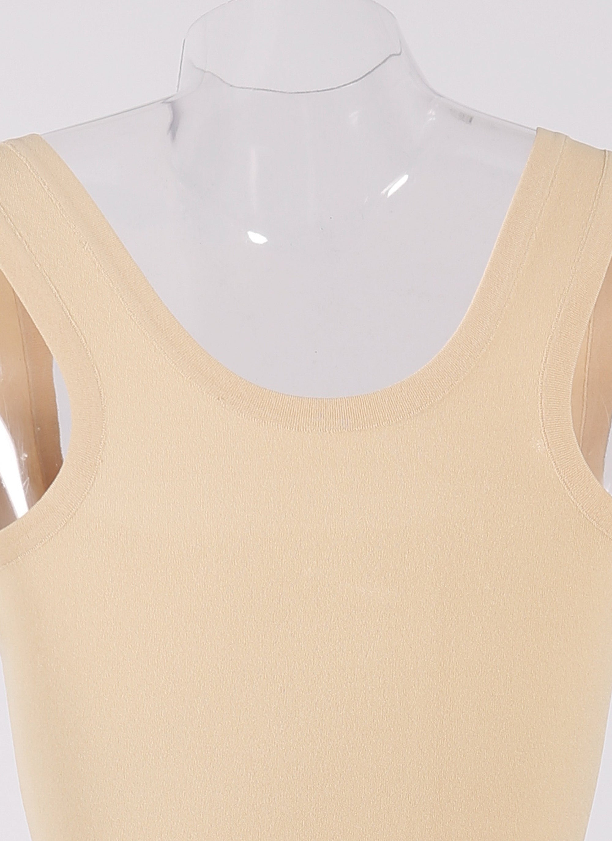Sleeveless bodysuit - Light Beige