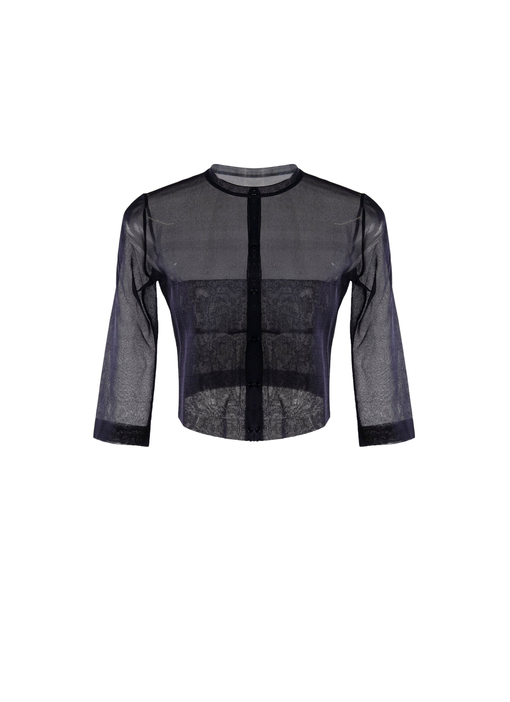 Cardigan en soie - Nuit