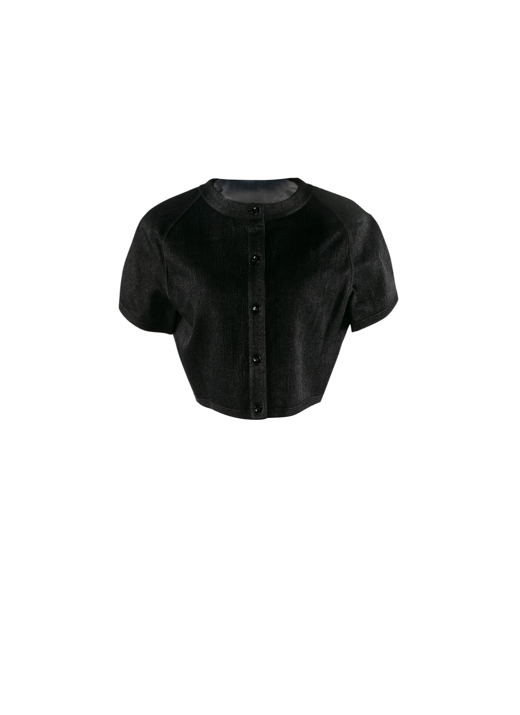 Cardigan à manches courtes - Noir