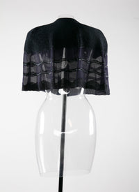 Sleeveless bolero - Night