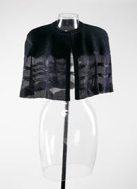 Sleeveless bolero - Night