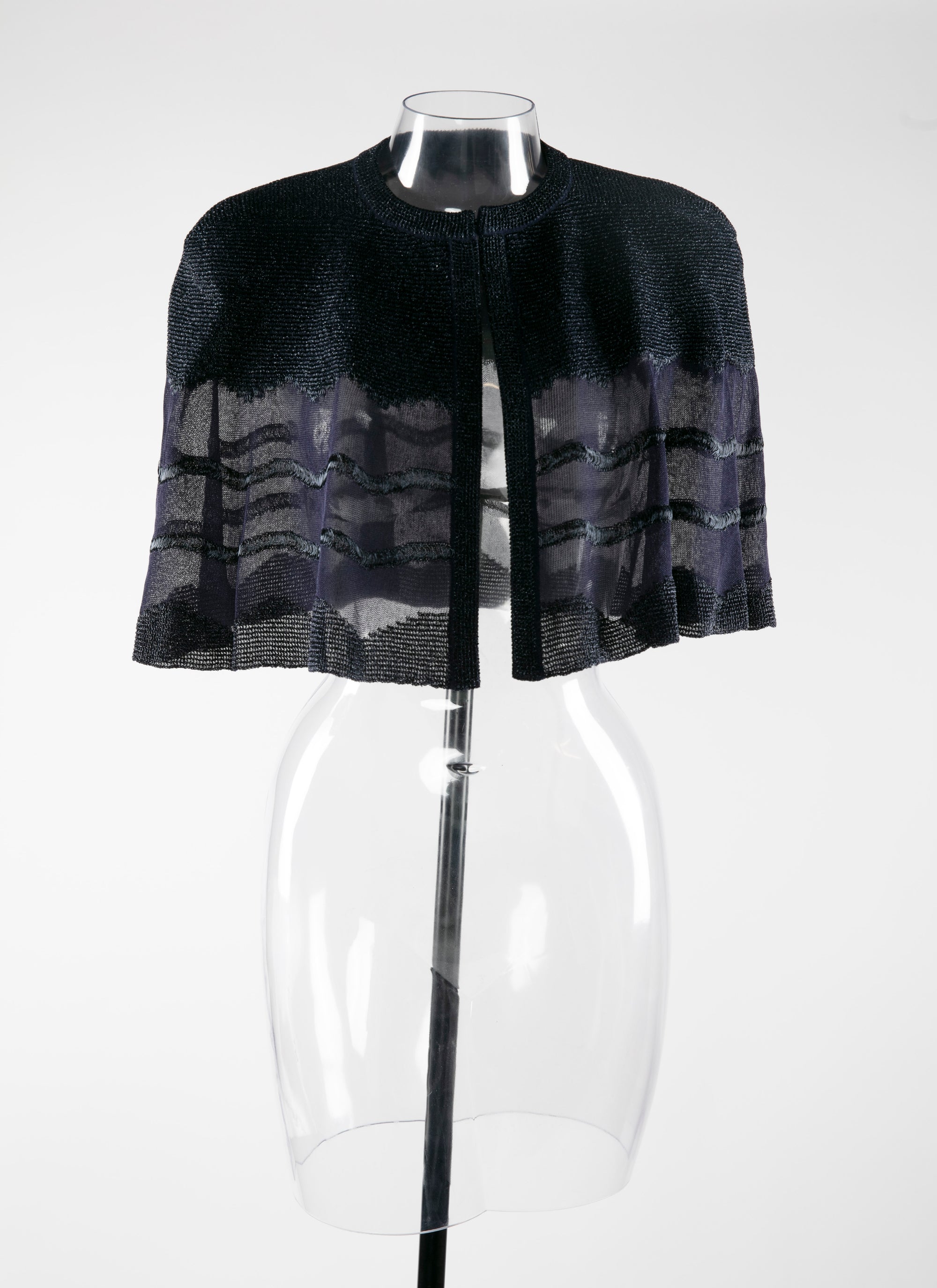 Sleeveless bolero - Night
