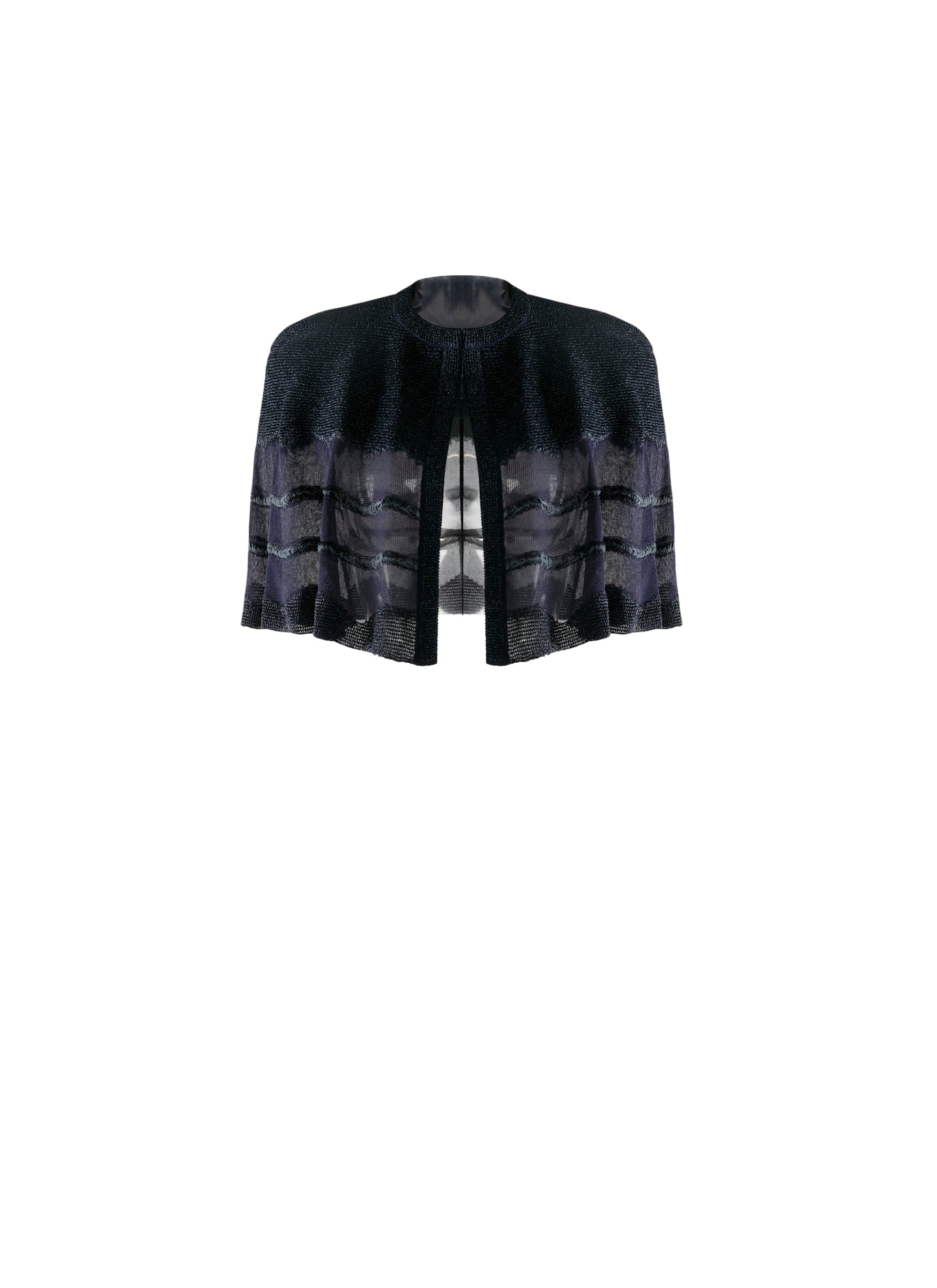 Sleeveless bolero - Night