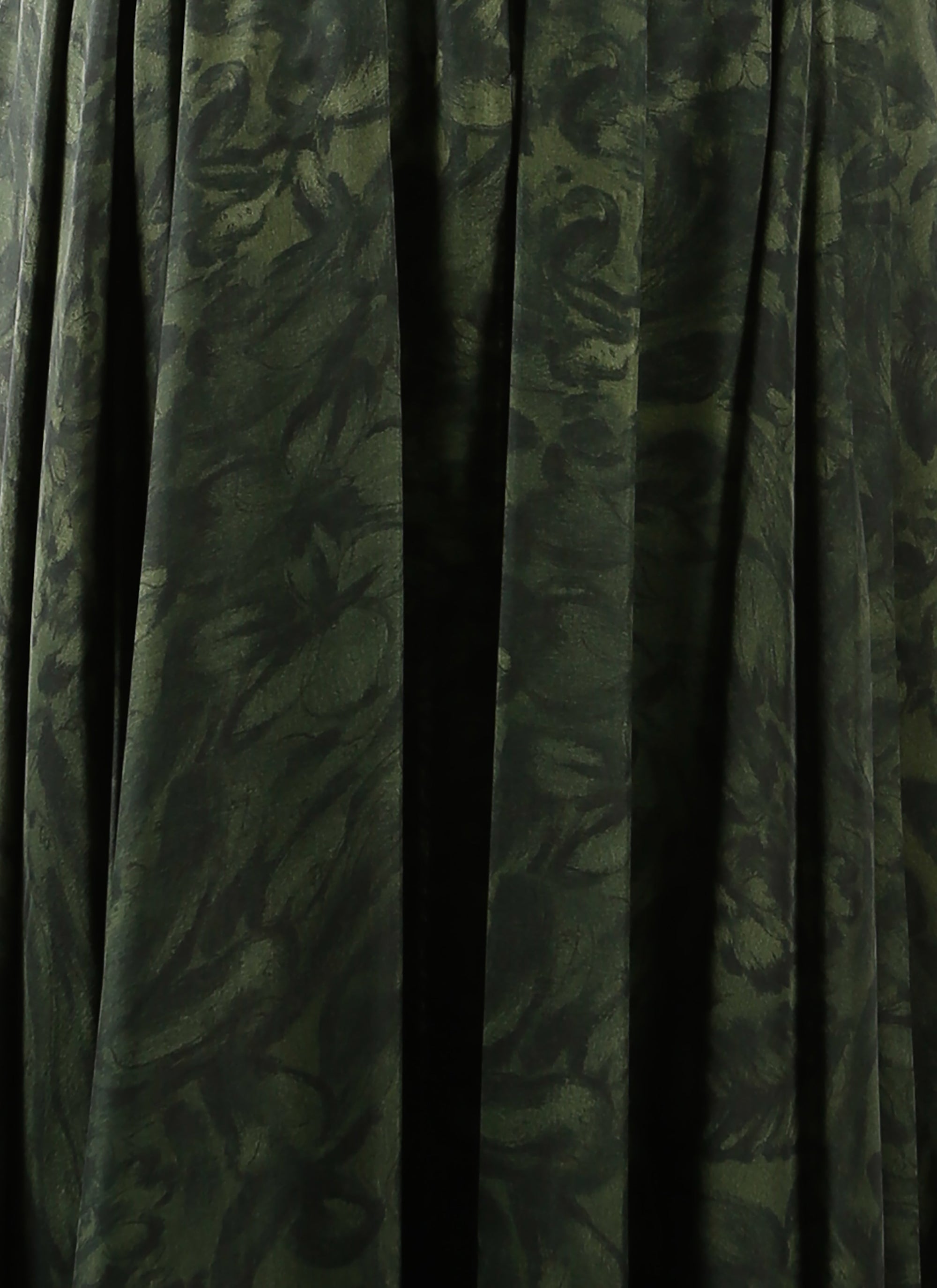 Silk floral skirt - Fir tree