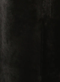 Iconic velvet skirt - Black intense