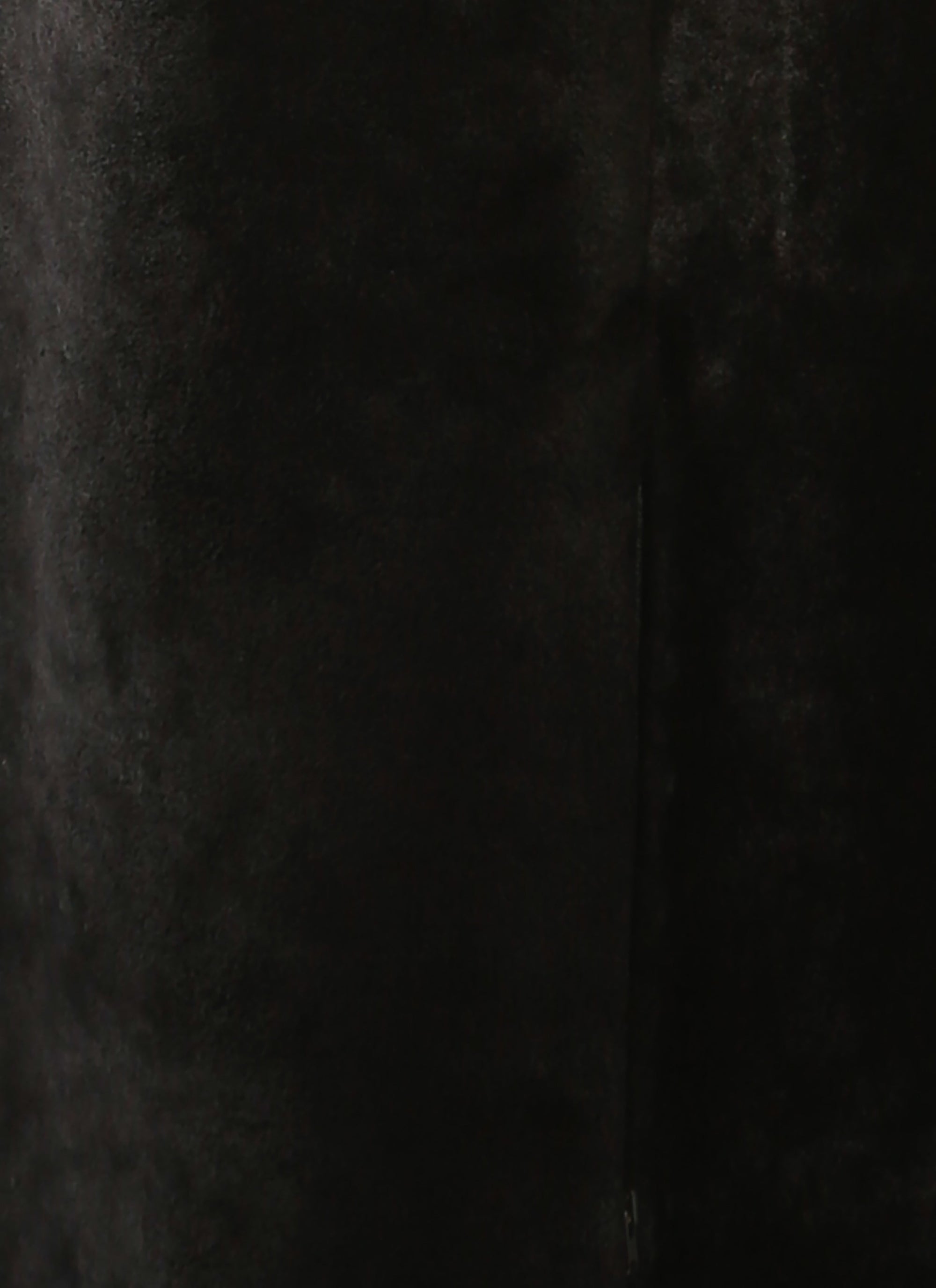 Iconic velvet skirt - Black intense