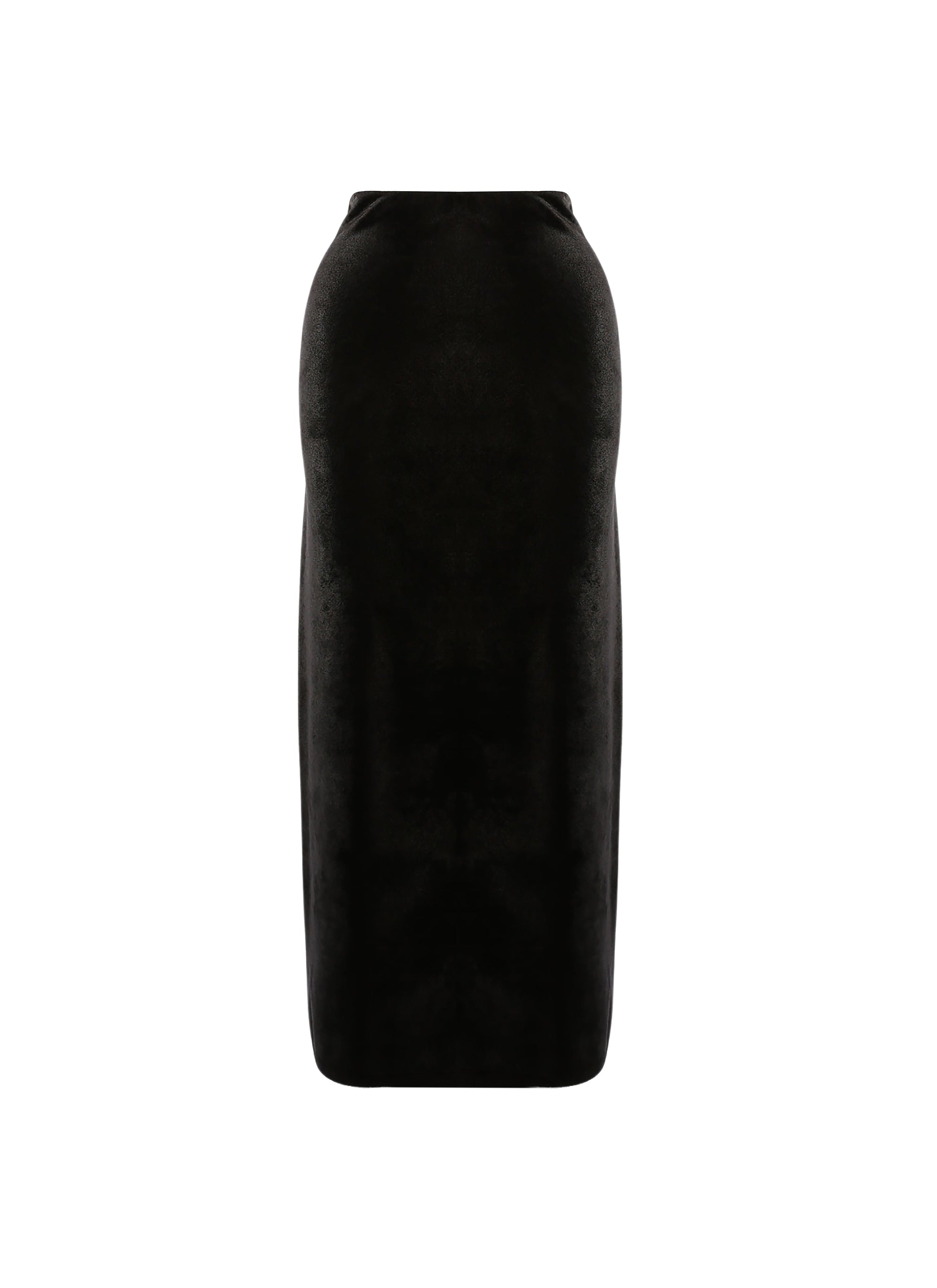Iconic velvet skirt - Black intense