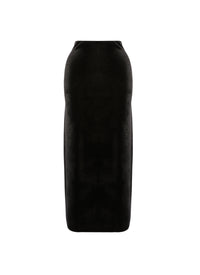 Iconic velvet skirt - Black