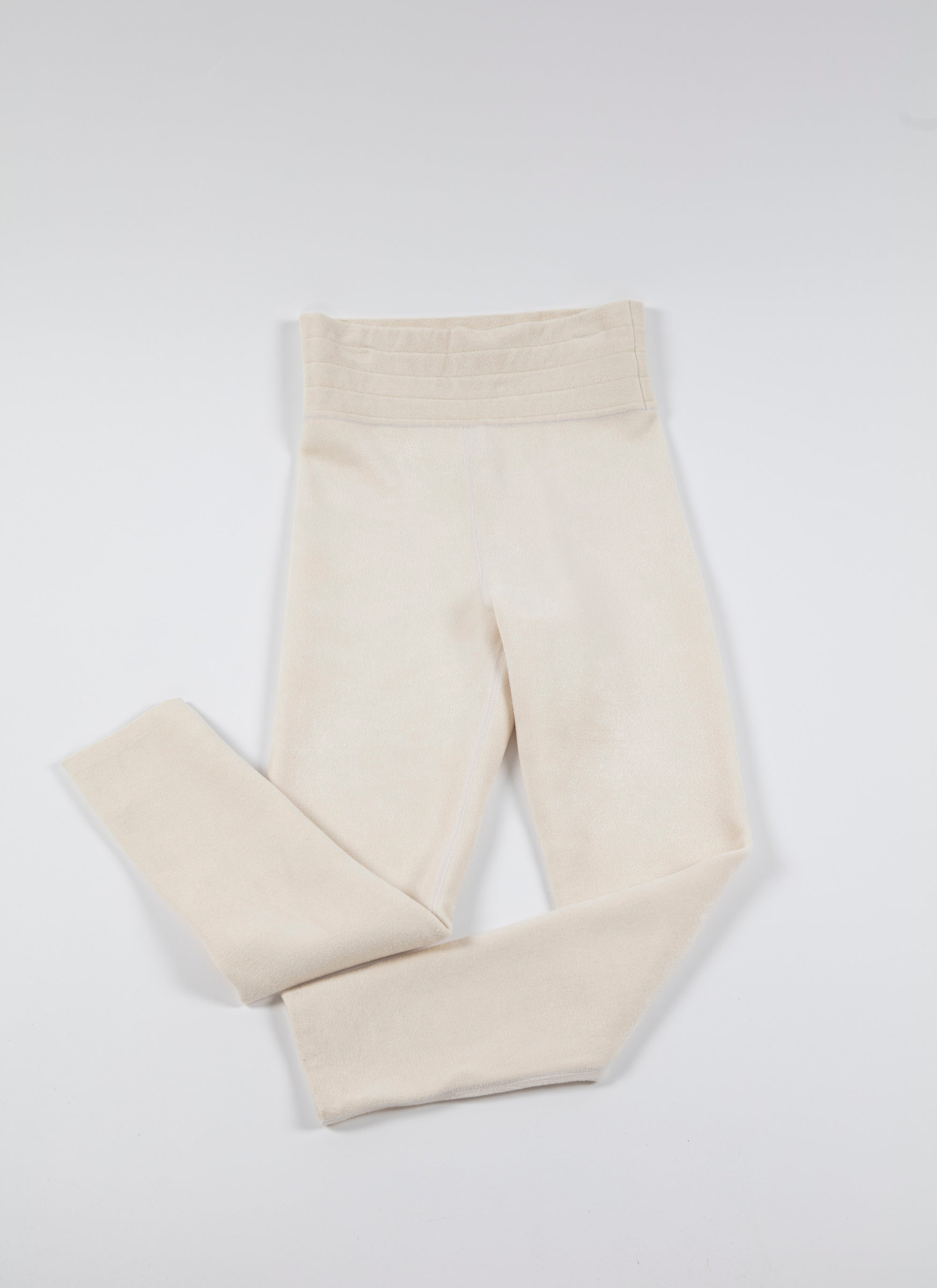 Iconic velvet legging - White iridescent