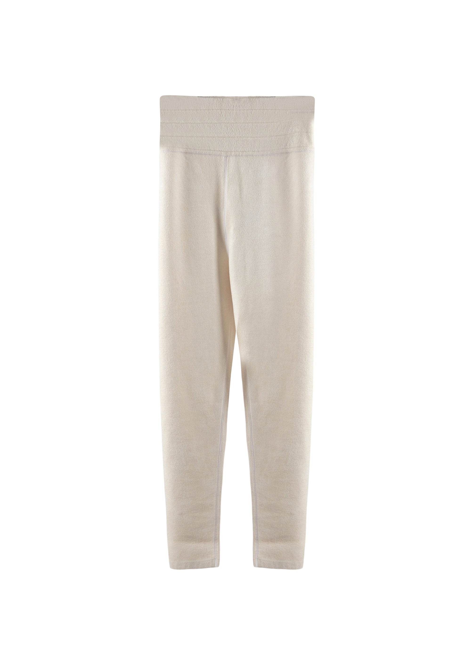 Iconic velvet legging - White iridescent