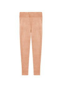 Iconic velvet legging - Nude
