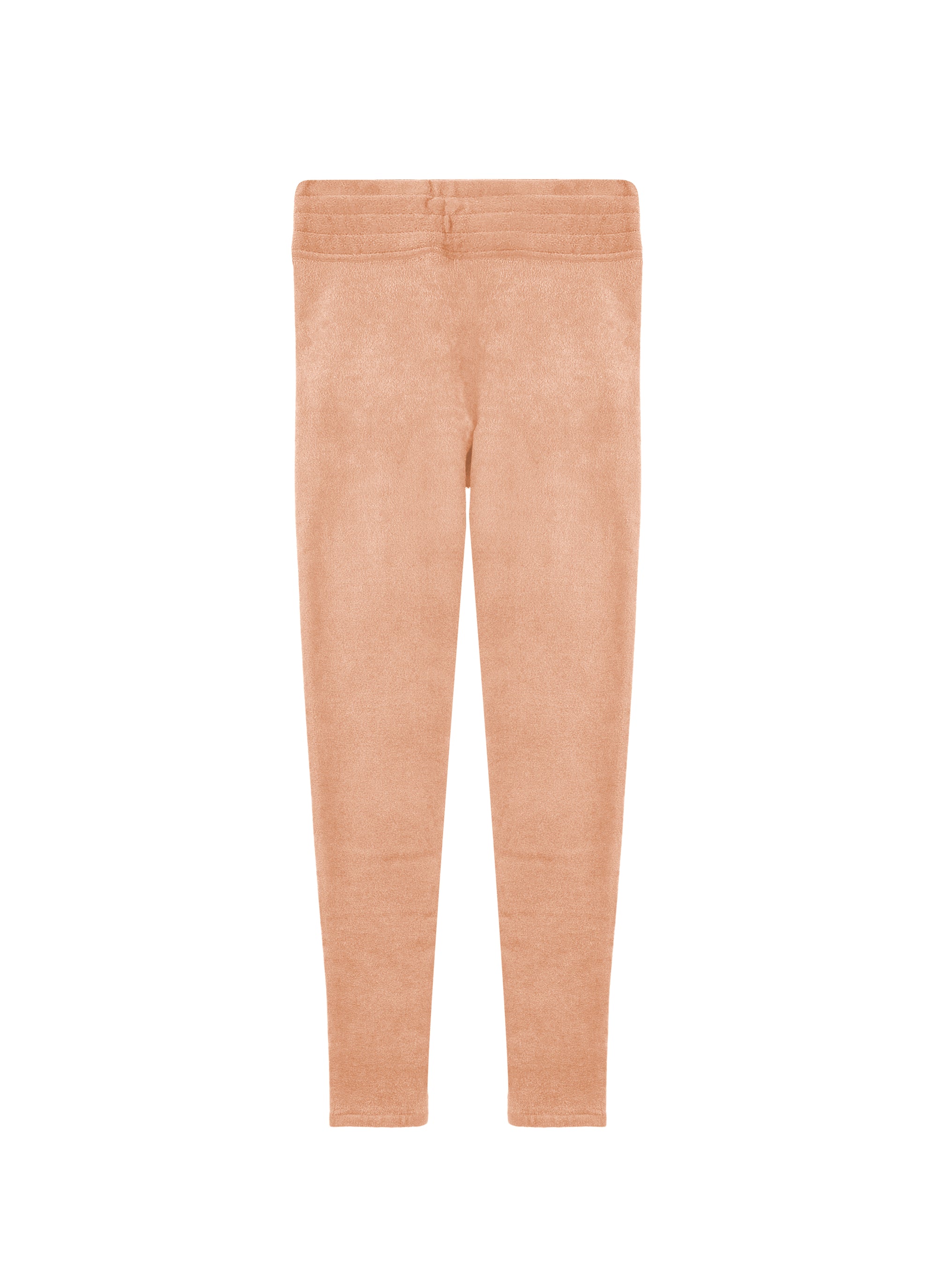 Iconic velvet legging - Nude