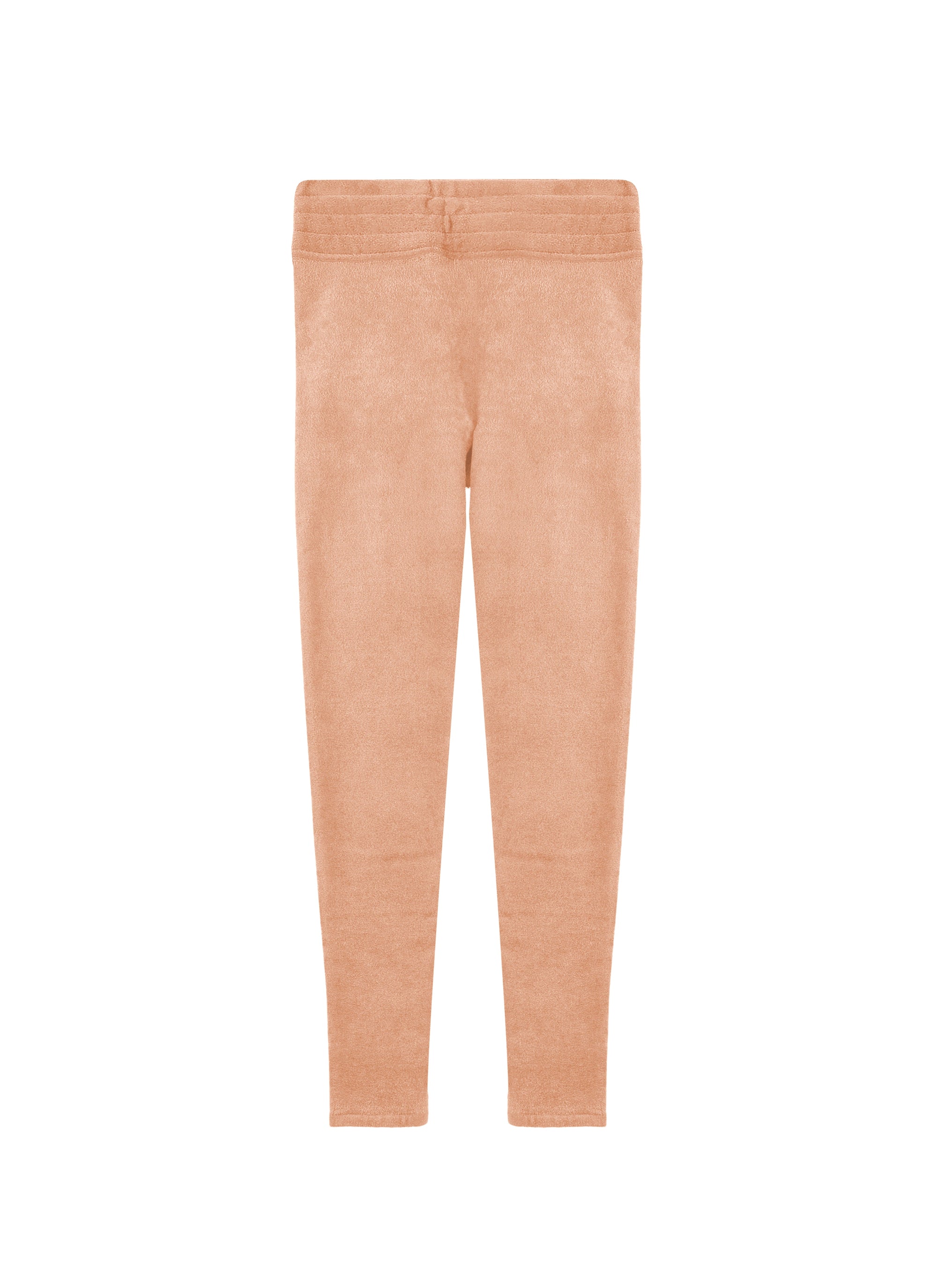 Iconic velvet legging - Nude