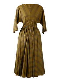 Mussola Boa long sleeve dress in wool - Amazone