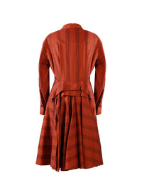 Robe Mussola Boa en laine - Rouge foncé