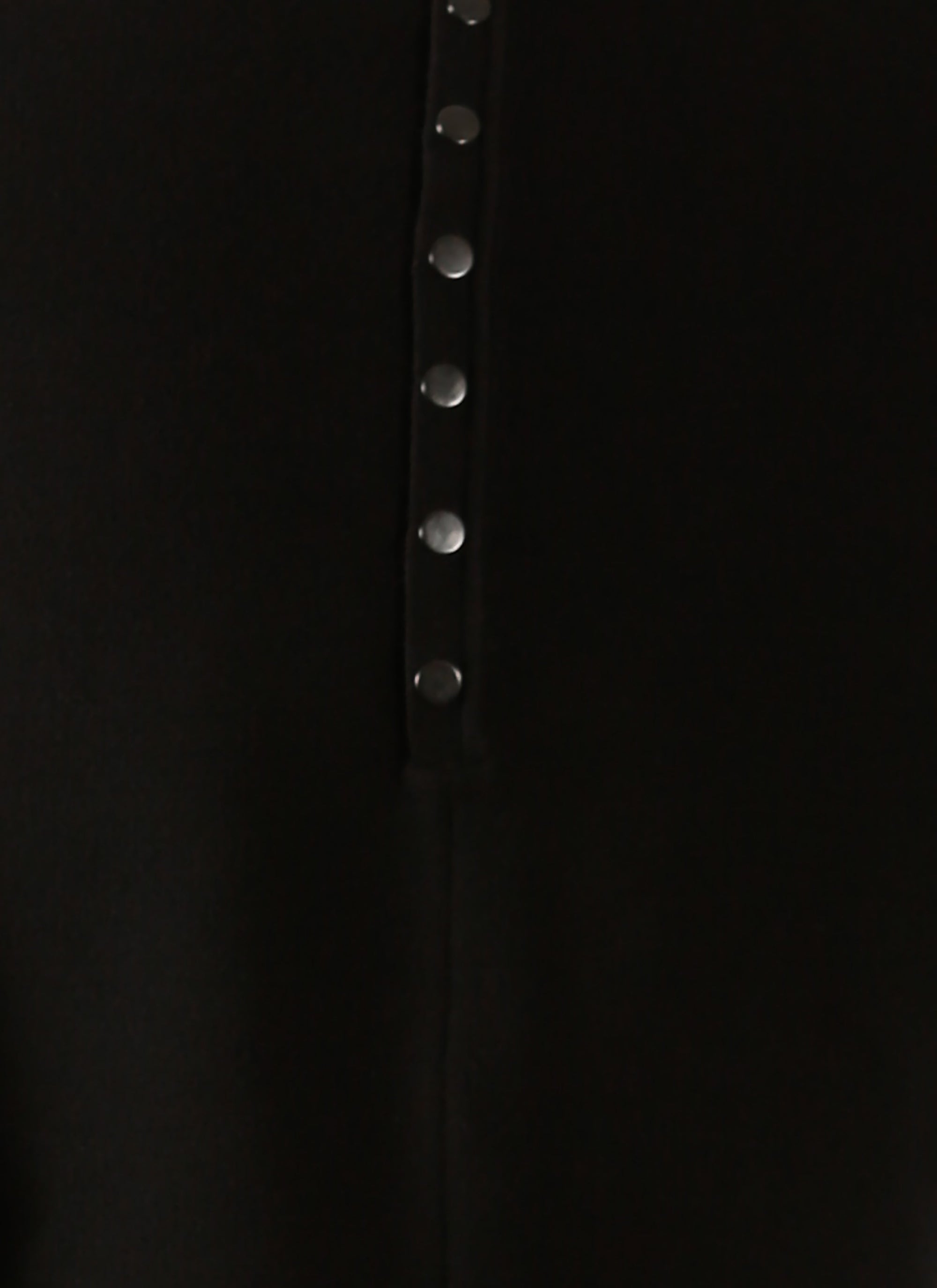 Robe à manches longues Ingenue en laine - Noir