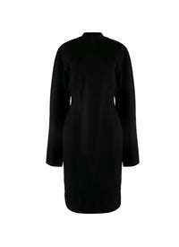 Robe à manches longues Ingenue en laine - Noir