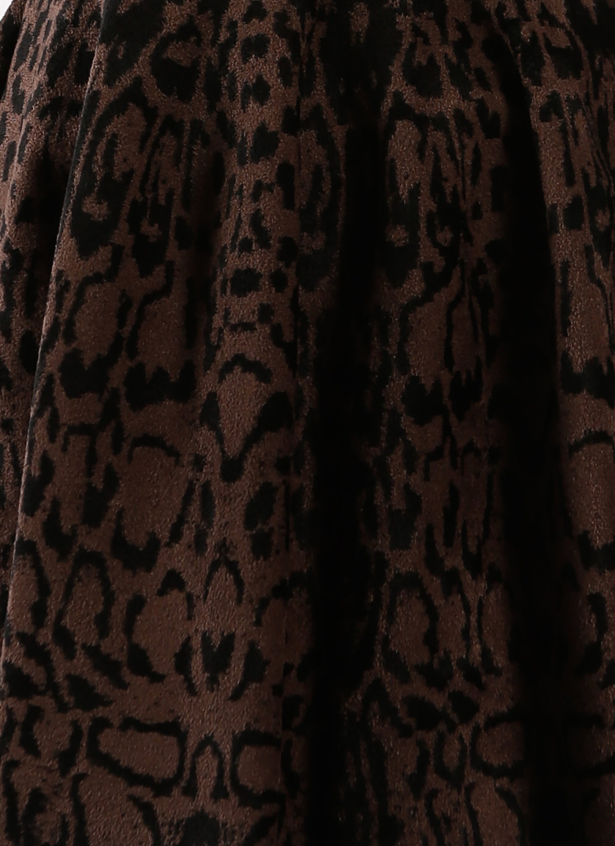 Pantera sleeveless short dress - Black & Brown
