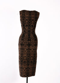 Robe sans manches Pantera - Noir & Brun